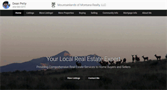 Desktop Screenshot of mountainlandsrealty.com